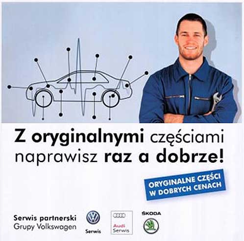 Naprawy powypadkowe Czeladź, Będzin, Sosnowiec, Dąbrowa Górnicza, Katowice oryginalne części Volkswagen, Audi, Skoda